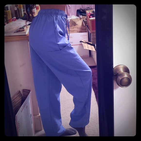 Samantha Mara Pants - 🔴 🆓️ FREE* Periwinkle Blue Elastic-Waist Pants 🔴